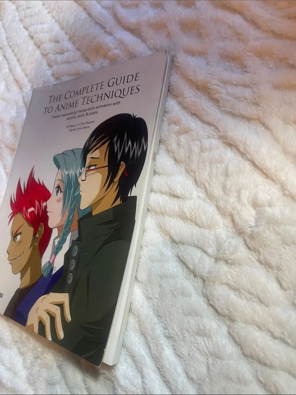 The Complete Guide to Anime Techniques - White Cover with Colorful Characters